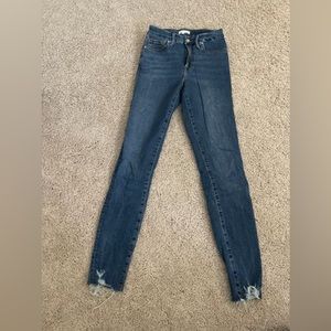 Good American skinny jeans, size 0/25